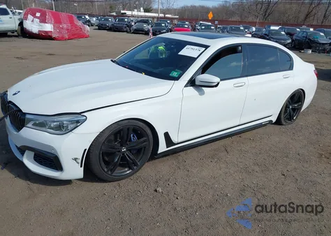 2016 BMW 750I xDrive from USA, damaged, VIN WBA7F2C54GG419323